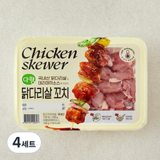 다향오리 닭다리살 꼬치 300g + 데리야끼소스 100g 세트, 400g, 4세트