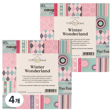 Dairis 厚款珠光色紙 粉紅薄荷 6種 x 6張, 4個, 6色