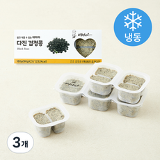 배마마 곱게 다진 검은콩 (냉동), 180g, 3개