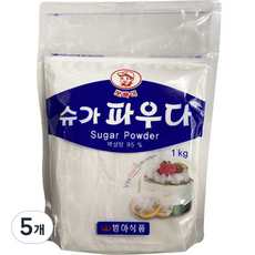 범아뽀빠이 슈가파우다, 5개, 1kg