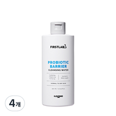 FIRSTLAB 프로바이오틱 베리어 클렌징 워터, 300ml, 4개