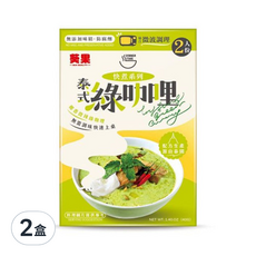 QUA-QUALITY 葵果 快煮系列 泰式綠咖哩, 2盒, 40g
