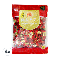 다산식품 고려 홍삼제리, 2kg, 4개
