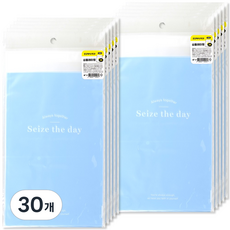 포포팬시 심플레터링 PE 포장팩 특대 3p, 혼합색상, 30개