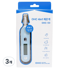 오상헬스케어 4in1 적외선 체온계 OHC-50, 3개