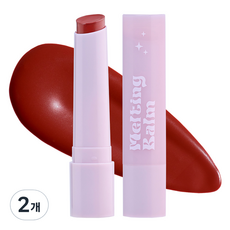 DermaFactory 柔光融化潤唇膏, 2.3g, BR01 榛果裸, 2個