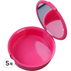 City 附鏡維持器收納盒 粉紅色, 5個, 1入