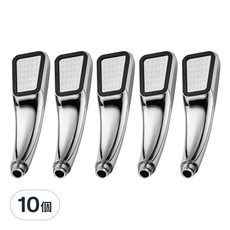 小麥購物 加壓蓮蓬頭 Y012 銀色 加壓省水 舒適淋浴, 10個