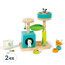 하페 고양이 가족 완구 세트, 2세트
