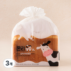 밀도 온리유 식빵, 480g, 3개