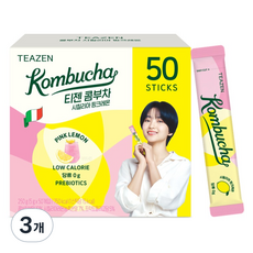 티젠 콤부차 시칠리아 핑크레몬, 5g, 50개입, 3개