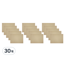 米白色硬紙板, 30個, 8開