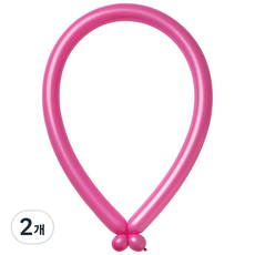 Joy Balloon 魔術氣球 260 100入, 2個, 覆盆子色
