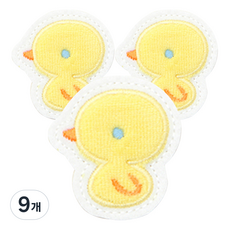 해피베어스 귀여운 병아리 봉제식 와펜, 혼합색상, 9개