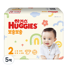 하기스 보송보송 밴드형 기저귀 남여공용, 2단계, 340매