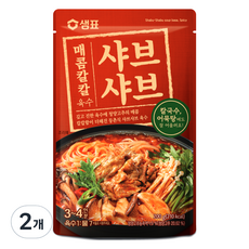 샘표 매콤칼칼 샤브샤브 육수, 200g, 2개