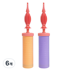 올댓파티 파스텔 핸드펌프, 랜덤발송, 6개