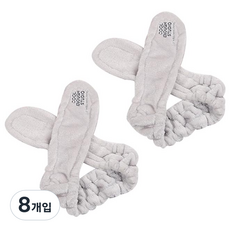 블럭마트 세안 밴드 토끼, 그레이, 8개