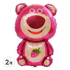 Second Best 生日派對 家庭派對 氣球 草莓小熊, 2個, 混合色