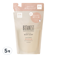 보타니스트 마일드케어 보타니컬 바디워시 배 화이트릴리향 리필, 5개, 425ml