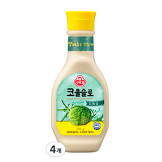 오뚜기 코울슬로드레싱, 255g, 4개