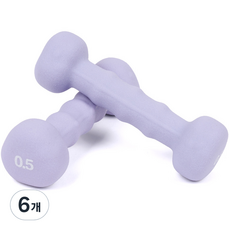 코멧 논슬립 삼각 아령, 0.5kg, 6개