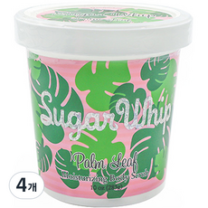 프라이멀엘리먼츠 슈가휩 바디스크럽 팜리프, 283g, 4개