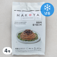 HAKOYA 통들깨 들기름 소바 2인분 (냉동), 382.1g, 4개
