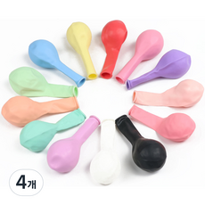 Eumes 馬卡龍色派對氣球 50入, 4個, 混合色