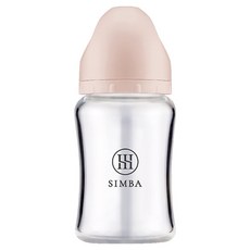 Simba 小獅王辛巴 蘊蜜質金玻璃寬口防脹氣奶瓶, 杏茶, 180ml, 1個