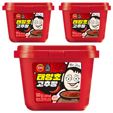 Jinmi 太陽草辣椒醬, 500g, 3個