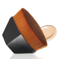 모던리빙 미세모 파운데이션전용 화장브러쉬, 블랙, 1개