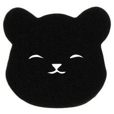 E.dot 小熊洗衣機黏毛洗衣球 黑色 (2入), 1組