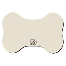 硅藻泥地墊, 米白骨頭, 1個