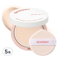 GIVERNY Milchak遮瑕防曬氣墊 SPF50+ PA++++ Clear Ivory, 25g, 5盒