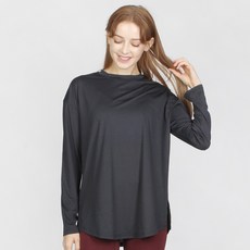 nokjok 女款瑜珈皮拉提斯Helen寬鬆長袖上衣