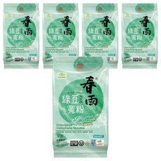 龍口 春雨綠豆寬粉 不含防腐劑 無膽固醇 全素, 120g, 5包