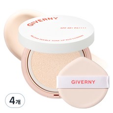 GIVERNY Milchak遮瑕防曬氣墊 SPF50+ PA++++ Clear Ivory, 25g, 4盒