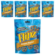Flipz 麥維他 蝴蝶餅 花生醬口味, 5包, 90g