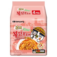 불닭볶음면 로제 140g, 4개