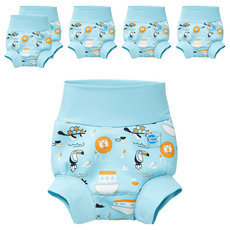 Splash About Happy Nappy 3D游泳尿布褲 方舟歷險記 厚度1MM 防止便便外漏, XL, 6件