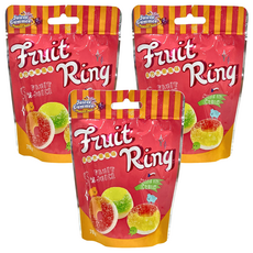 Juicee Gummee QQ軟糖 綜合圈造型水果軟糖 - 70g, 3包