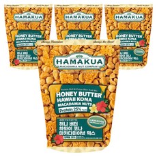 HAMAKUA 蜂蜜奶油夏威夷科納夏威夷豆綜合堅果, 4包, 75g
