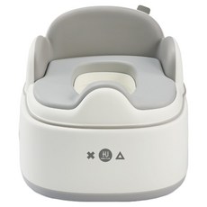 KU.KU Duckbill 酷咕鴨 KUKU PLUS 豪華軟墊3合1學習便器馬桶 曜石灰