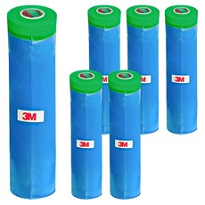 World Clean 3M 車用遮蔽膠帶 6入組 1500mm x 20m, 1套