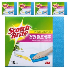 3M Scotch-Brite 百利 木漿抹布 藍色 10條入, 50個