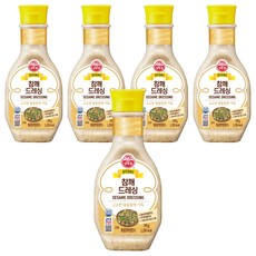 오뚜기 참깨 드레싱, 245g, 5개