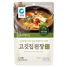 청정원 고깃집 된장찌개 양념, 130g, 1개