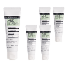 더마팩토리 비건인증 무기자차 마일드 편백수 선크림 SPF50+ PA++++, 50g, 5개