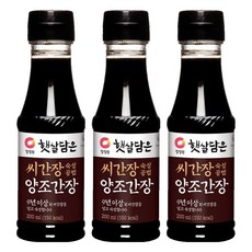 햇살담은 씨간장 숙성공법 양조간장, 200ml, 3개